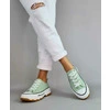 Pantofi dama casual sport Adelie verde crud