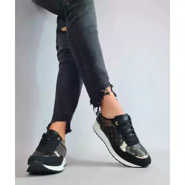 Pantofi dama casual sport Arnia Negri