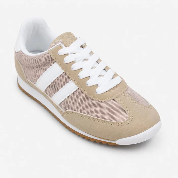 Pantofi dama casual sport textil Bej Flex picture - 4