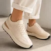 Pantofi dama casuals port Piele Naturala Bej Moka picture - 1