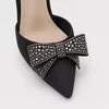 Pantofi dama eleganti  cu funda strasuri satin Negru Arabella picture - 3