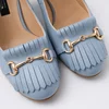 Pantofi dama Piele Naturala Blue cu accesorii Tasha picture - 4