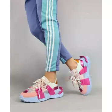 Pantofi dama sport  Aldana Fuxia cu Roz