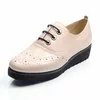Pantofi de dama piele roz Young Oxford