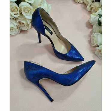 Pantofi eleganti albastru electric Eva