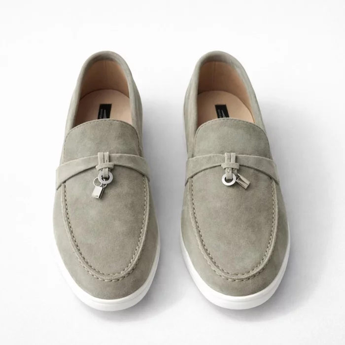 Pantofi loafer Piele Naturala Easy Olive picture - 2