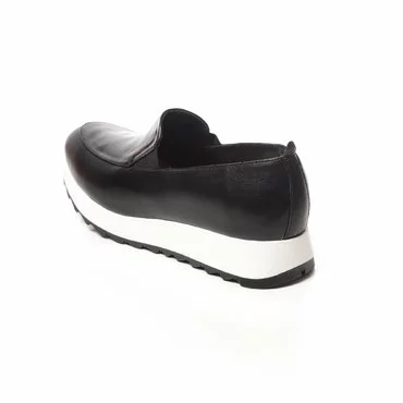 Pantofi negru mat cu negru stralucitor din piele naturala Klara
