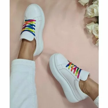 Pantofi sport albi Roxy Color