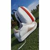 Pantofi sport casual din piele naturala alb cu roz Daza Street