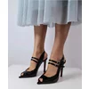 Pantofi stileto Piele Naturala lac negru Lory