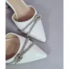 Pantofi stiletto Ania albi