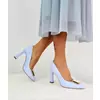 Pantofi stiletto Piele Naturala bleo Ornela