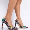 Pantofi stiletto Piele Naturala imprimeu leopard color Palmer picture - 1