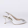 Pantofi stiletto Piele Naturala ivoire La Notte picture - 6