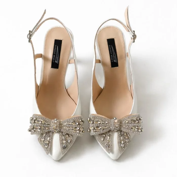 Pantofi stiletto Piele Naturala ivoire Vanessa picture - 2