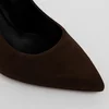 Pantofi stiletto Piele Naturala Maro ciocolata Classy Cocoa Heel picture - 3