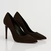 Pantofi stiletto Piele Naturala Maro ciocolata Classy Cocoa Heel picture - 2