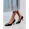 Pantofi stiletto Piele Naturala neagra Star