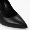Pantofi stiletto Piele Naturala Negri Classy Heel picture - 4