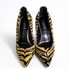 Pantofi stiletto Piele Naturala ponei Leopard Aylin picture - 2