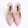Pantofi stiletto Piele Naturala roz Sandy picture - 3