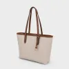 Geanta dama din Piele Naturala Crem cu Camel Aurelia picture - 4