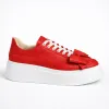 Pantofi casual Piele Naturala Rosu Barni B picture - 4