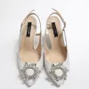 Pantofi stiletto Piele Naturala ivoire La Notte picture - 2