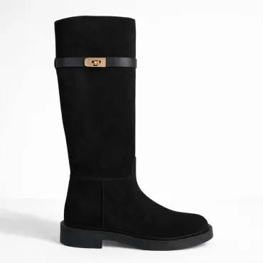 Cizme dama Piele Naturala velur Nege Velvet