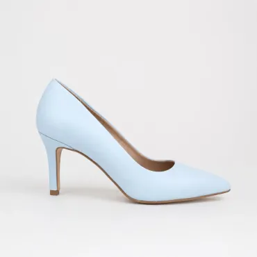 Pantofi stiletto Piele Naturala Blue Aylin