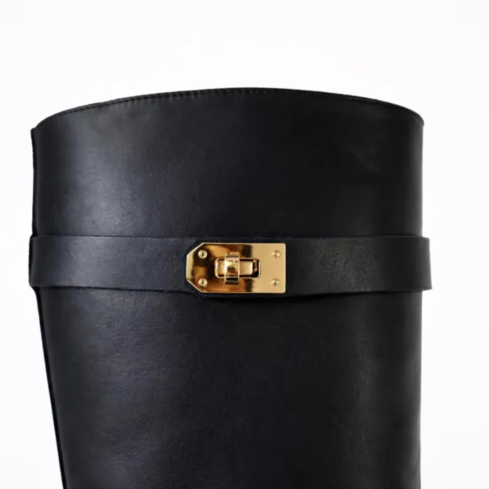 Cizme dama Piele Naturala box Nege Velvet picture - 3