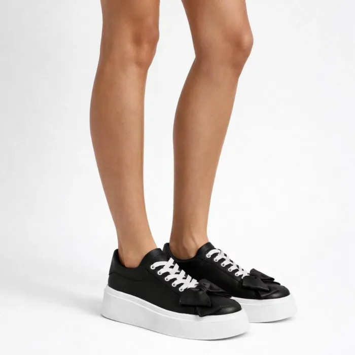 Pantofi casual Piele Naturala Negri Barni B picture - 3