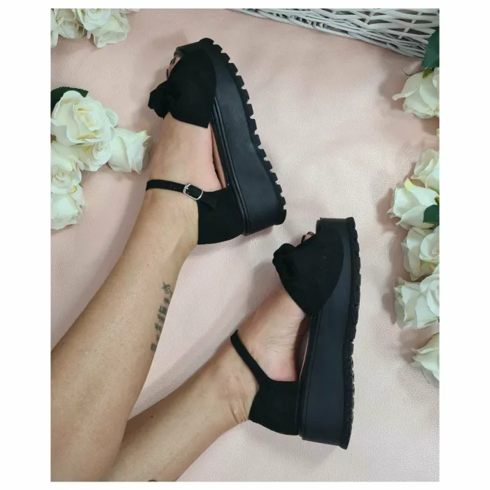 Sandale platforma negre Masha picture - 2