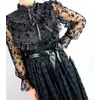 Rochie eleganta neagra din tul