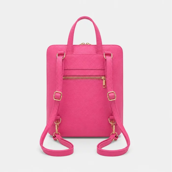 Rucsac dama Piele Naturala Fuxia Valencia picture - 3