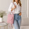 Rucsac dama Piele Naturala Roz Valencia picture - 3