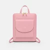 Rucsac dama Piele Naturala Roz Valencia picture - 1