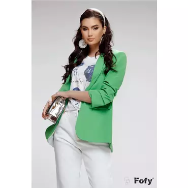 Sacou dama elegant verde lime
