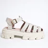 Sandale Casual Piele Naturala Bej Meta picture - 1