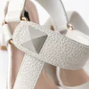 Sandale dama Piele Naturala Crem Aria picture - 4