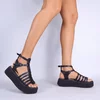 Sandale dama Piele Naturala Negre cu barete Goldy picture - 2