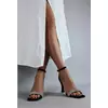 Sandale elegante de dama negre cu strasuri Riana