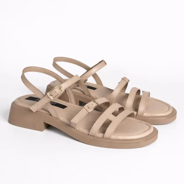 Sandale joase dama Piele Naturala Nude Harmony picture - 2