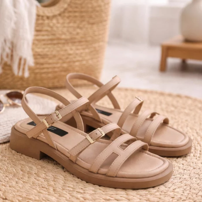 Sandale joase dama Piele Naturala Nude Harmony picture - 5