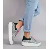 Sneakers dama Piele Naturala imprimeu Paco