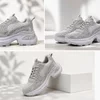 Sneakers dama talpa platforma Gri cu strasuri argintii Dusty picture - 6