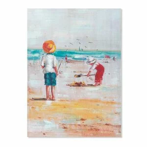 Beach Tablou, Canvas, Multicolor