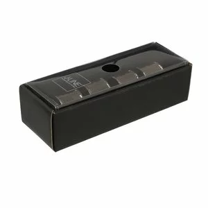 Binet Set 4 inele servet, Metal, Negru