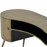 Birou, Metal, Auriu, Curves