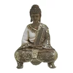 Buddha statueta, Polirasina, Auriu, Inspire